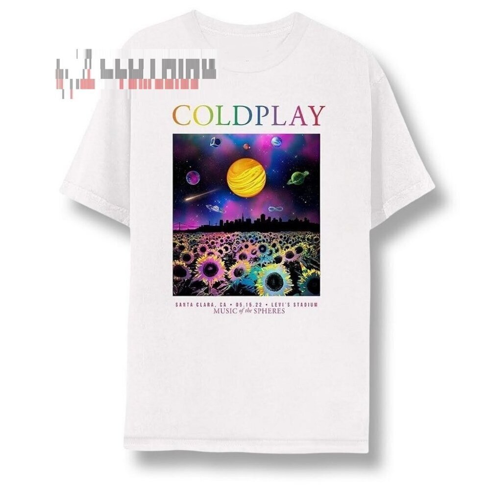 Coldplay Music Of The Spheres Tour  Shirt Coldplay Ticket